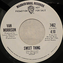 Load image into Gallery viewer, Van Morrison : Blue Money / Sweet Thing (7", Single, Promo)