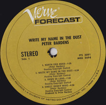 Load image into Gallery viewer, Peter Bardens : Write My Name In The Dust (LP, Album)