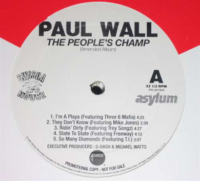 Paul Wall : The Peoples Champ (Amended Album) (2xLP, Album, Promo)