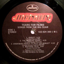 Load image into Gallery viewer, Tears For Fears : Songs From The Big Chair (LP, Album, 72 )