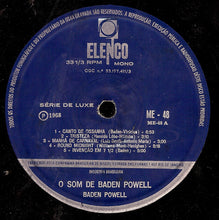 Load image into Gallery viewer, Baden Powell : O Som De Baden Powell (LP, Album, Mono)