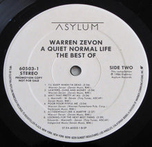 Load image into Gallery viewer, Warren Zevon : A Quiet Normal Life: The Best Of Warren Zevon (LP, Comp, Promo, SP )