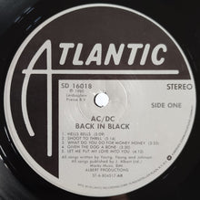 Load image into Gallery viewer, AC/DC : Back In Black (LP, Album, AR)