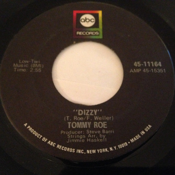 Tommy Roe : Dizzy / The You I Need (7