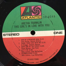 Load image into Gallery viewer, Aretha Franklin : This Girl&#39;s In Love With You (LP, Album, ME)
