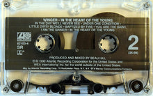 Load image into Gallery viewer, Winger : In The Heart Of The Young (Cass, Album)
