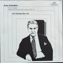 Load image into Gallery viewer, Artur Schnabel / Ludwig van Beethoven : The Complete Beethoven Society Recordings, 1932–37 / Vol. 1: Sonatas, Nos. 1-10 (4xLP, Comp, Mono + Box)