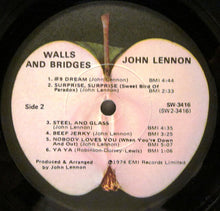 Load image into Gallery viewer, John Lennon : Walls And Bridges (LP, Album, Los)