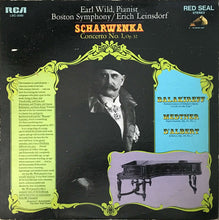 Load image into Gallery viewer, Earl Wild, Boston Symphony Orchestra / Erich Leinsdorf - Xaver Scharwenka / Mily Balakirev / Nikolai Medtner / Eugen D'Albert : Concerto No. 1, Op. 32 / Reminiscences Of Glinka's Opera "A Life For The Tsar" / Improvisation, Op. 31, No. 1 / Scherzo, Op. 16, No. 2 (LP)