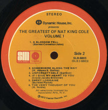 Load image into Gallery viewer, Nat King Cole : The Greatest Of Nat King Cole (2xLP, Album, Comp, Jac)