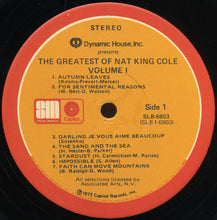 Load image into Gallery viewer, Nat King Cole : The Greatest Of Nat King Cole (2xLP, Album, Comp, Jac)
