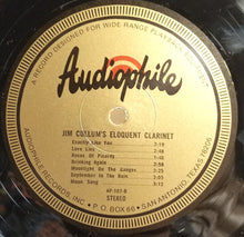 Load image into Gallery viewer, Jim Cullum's Happy Jazz Band : Jim Cullum's Eloquent Clarinet (LP)