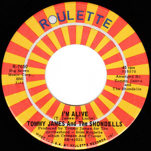 Tommy James & The Shondells : Crystal Blue Persuasion (7", Single, Mono, Ind)