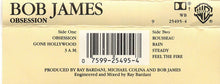 Load image into Gallery viewer, Bob James : Obsession (Cass, Album, SR,)