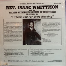 Load image into Gallery viewer, Rev. Issac Whittmon : I Thank God For Every Blessing (LP)