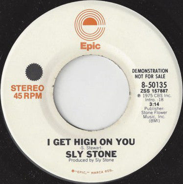 Sly Stone : I Get High On You (7