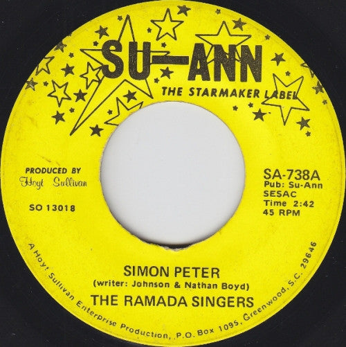 The Ramada Singers : Simon Peter / I'm Glad Lord Will Make A Way (7