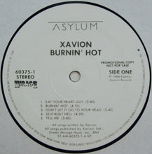 Load image into Gallery viewer, Xavion : Burnin&#39; Hot (LP, Album, Promo)