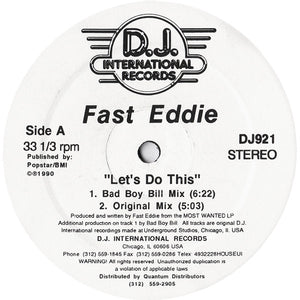 "Fast" Eddie Smith : Let's Do This (12")