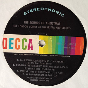 The London Sound 70 Orchestra And Chorus : The Sounds Of Christmas (3xLP, Album + Box)