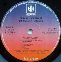 Load image into Gallery viewer, The Kinks : 20 Golden Greats! (LP, Comp)