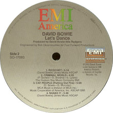 Load image into Gallery viewer, David Bowie : Let's Dance (LP, Album, Win)
