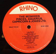 Load image into Gallery viewer, The Monkees : Pisces, Aquarius, Capricorn &amp; Jones Ltd. (LP, Album, RE)