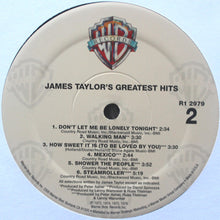 Load image into Gallery viewer, James Taylor (2) :  James Taylor's Greatest Hits (LP, Comp, Gat)