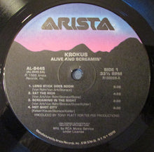 Load image into Gallery viewer, Krokus : Alive And Screamin' (LP, Album, Club, Ind)