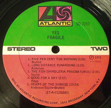 Load image into Gallery viewer, Yes : Fragile (LP, Album, RI-)