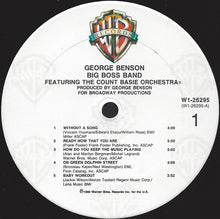 Load image into Gallery viewer, George Benson Featuring The Count Basie Orchestra : Big Boss Band (LP, Album, Car)