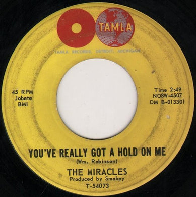The Miracles : You've Really Got A Hold On Me (7