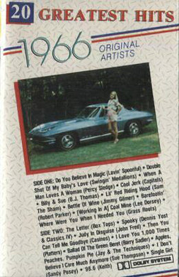Various : 20 Greatest Hits 1966 (Cass, Comp)
