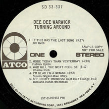 Load image into Gallery viewer, Dee Dee Warwick : Turning Around (LP, Album, Promo)