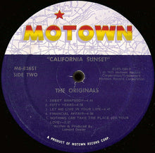 Load image into Gallery viewer, The Originals : California Sunset (LP, Album)