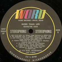 Load image into Gallery viewer, The Revivaltime Choir : More Than Life (LP, Album)