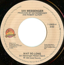 Load image into Gallery viewer, Ian Messenger : Wait So Long (7")