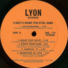 Load image into Gallery viewer, D'Arcy's Rising Sun Steel Band : D'Arcy's Rising Sun Steel Band (LP, Album)