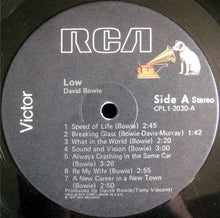 Load image into Gallery viewer, David Bowie : Low (LP, Album, Ind)