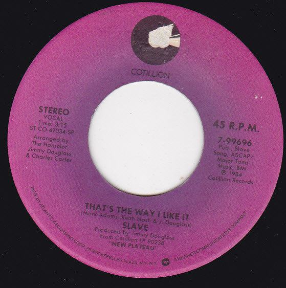 Slave : Ooohh / That's The Way I Like It (7