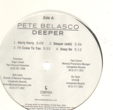 Pete Belasco : Deeper (LP)