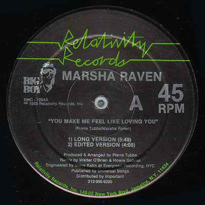 Marsha Raven : You Make Me Feel Like Loving You (12
