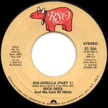Load image into Gallery viewer, Rick Dees &amp; His Cast Of Idiots : Dis-Gorilla (7", Single)