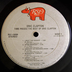 Eric Clapton : Time Pieces (The Best Of Eric Clapton) (LP, Comp)