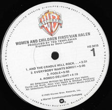 Load image into Gallery viewer, Van Halen : Women And Children First (LP, Album, Win)