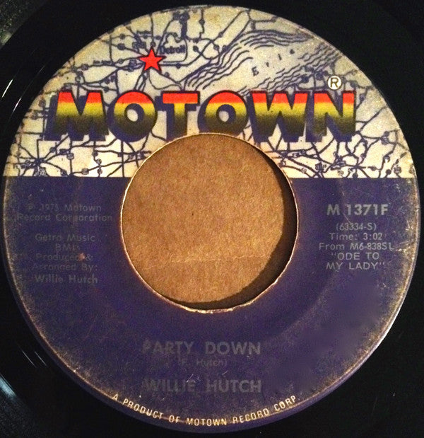Willie Hutch : Party Down (7