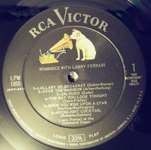 Load image into Gallery viewer, Larry Ferrari : Reminisce With Larry Ferrari (LP, Album, Mono)