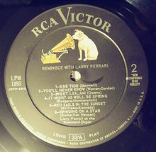 Load image into Gallery viewer, Larry Ferrari : Reminisce With Larry Ferrari (LP, Album, Mono)