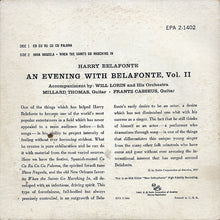 Load image into Gallery viewer, Harry Belafonte : An Evening With Belafonte, Vol. II (7", EP)