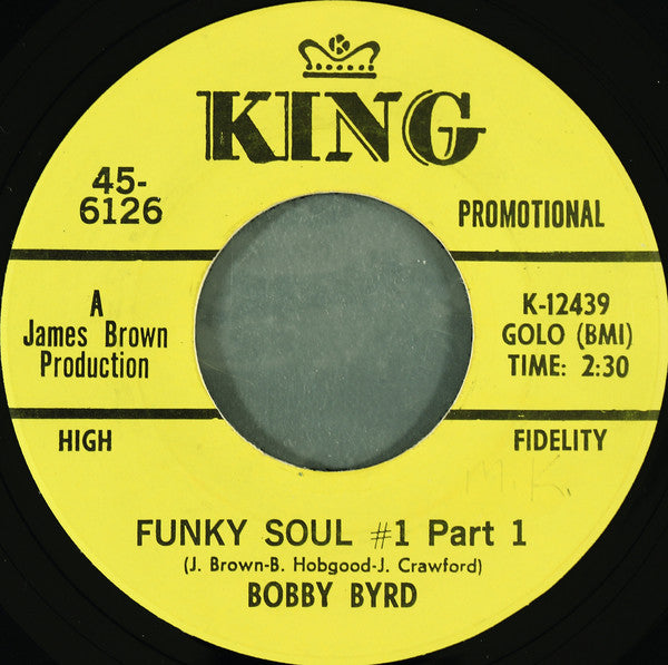 Bobby Byrd : Funky Soul #1 (7